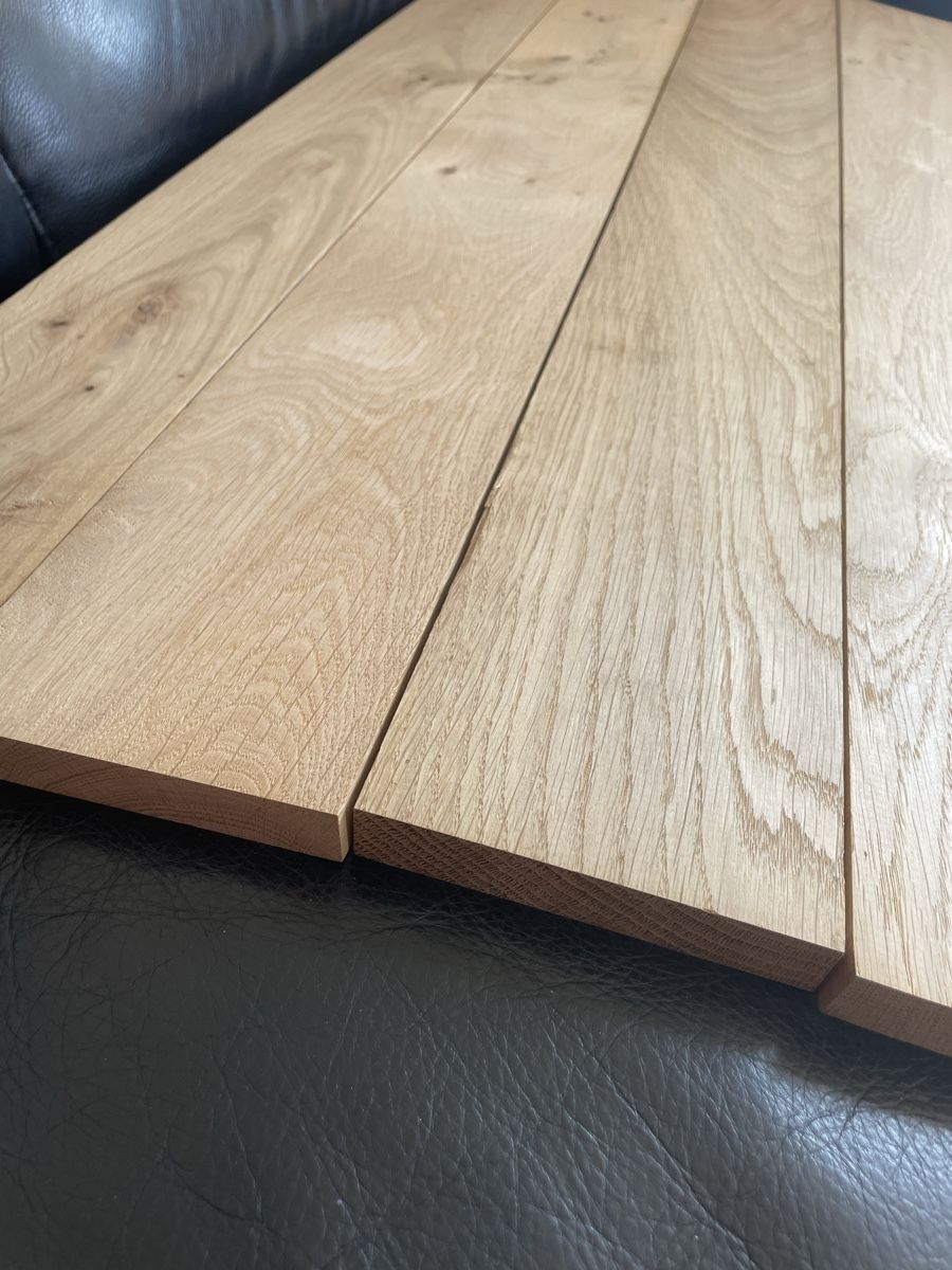 Holzartikel: 4 Eichenbretter gehobelt L.100cm B.11.5 cm – Neu und originalverpackt aus Oberwil BL von Nileferd 2