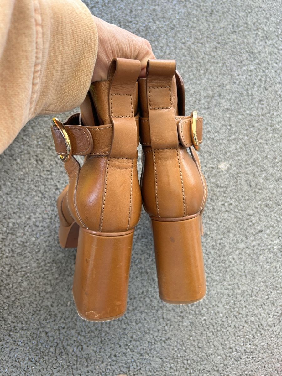Chloé Scarpe da donna: Bottines See By Chloe cuir – Usato da Lully VD venduto da Garance040 4
