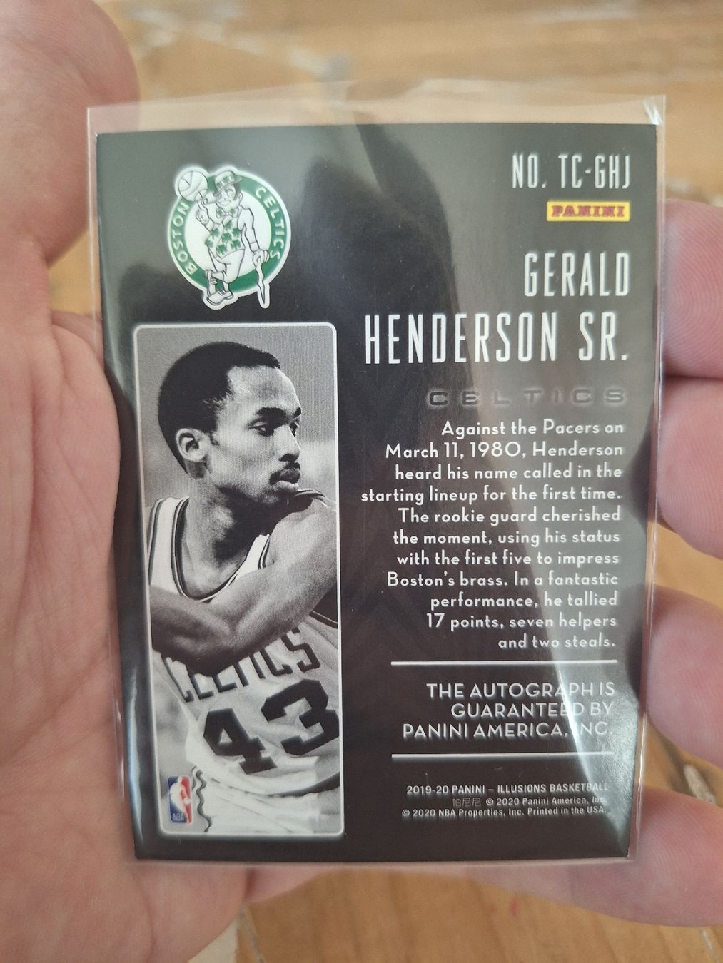 Nba Sammelbilder & Trading cards: GERALD HENDERSON SR. AUTOGRAPH – Gebraucht aus Dietikon von tel_5nn5 1