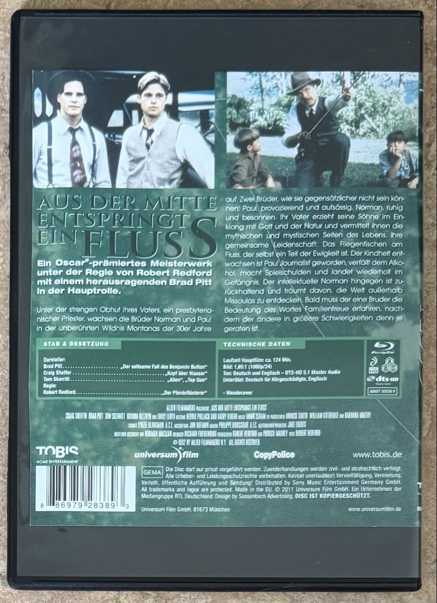 Tous les DVDs: AUS DER MITTE ENTSPRINGT EIN FLUSS  – Neuf (Voir description) à Dietikon par AndreaSch01 1