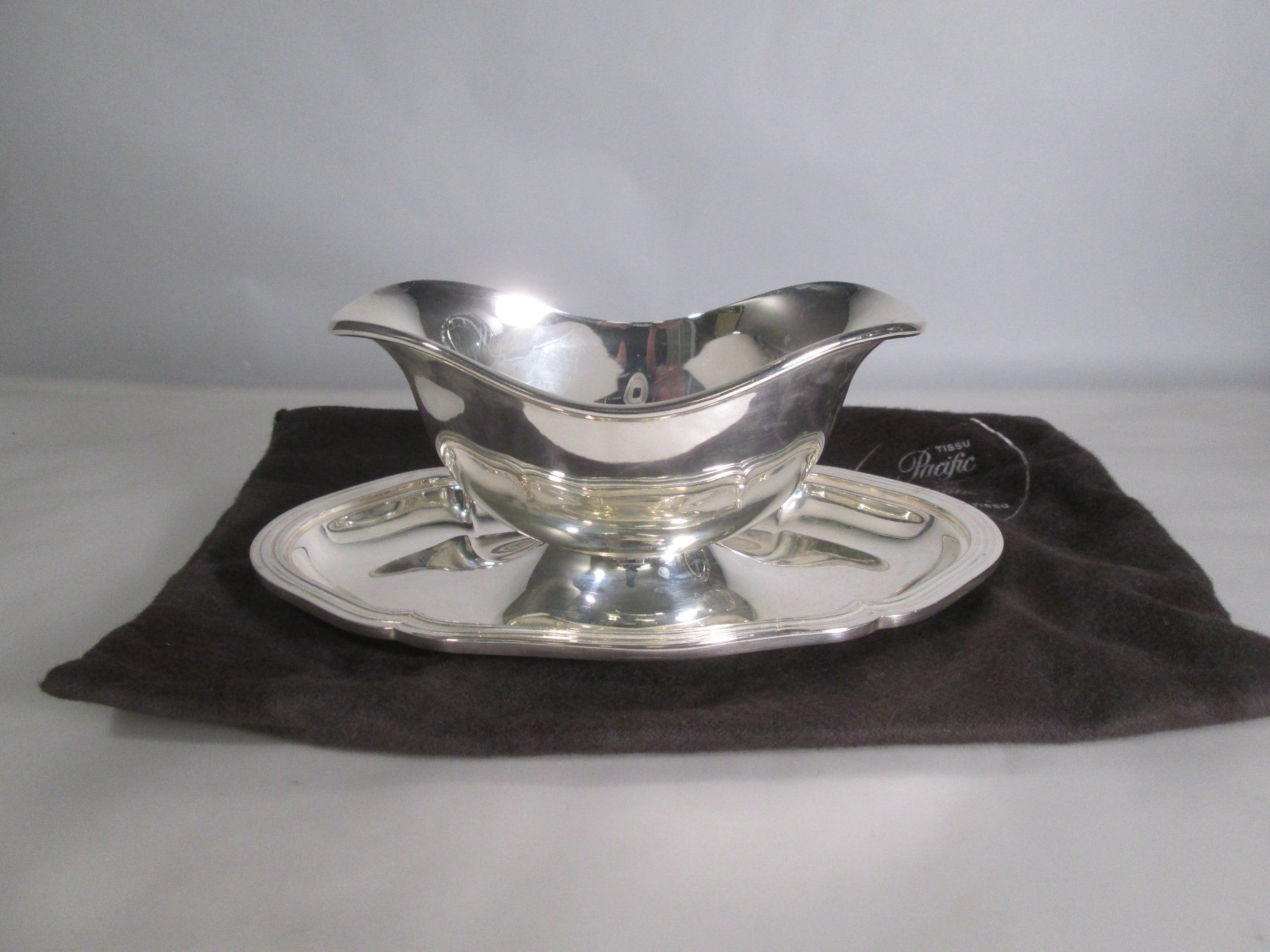 Christofle Set di piatti: original vintage CHRISTOFLE 3-er Servier-Set, versilbert – Usato da Rapperswil SG venduto da designandmore 6