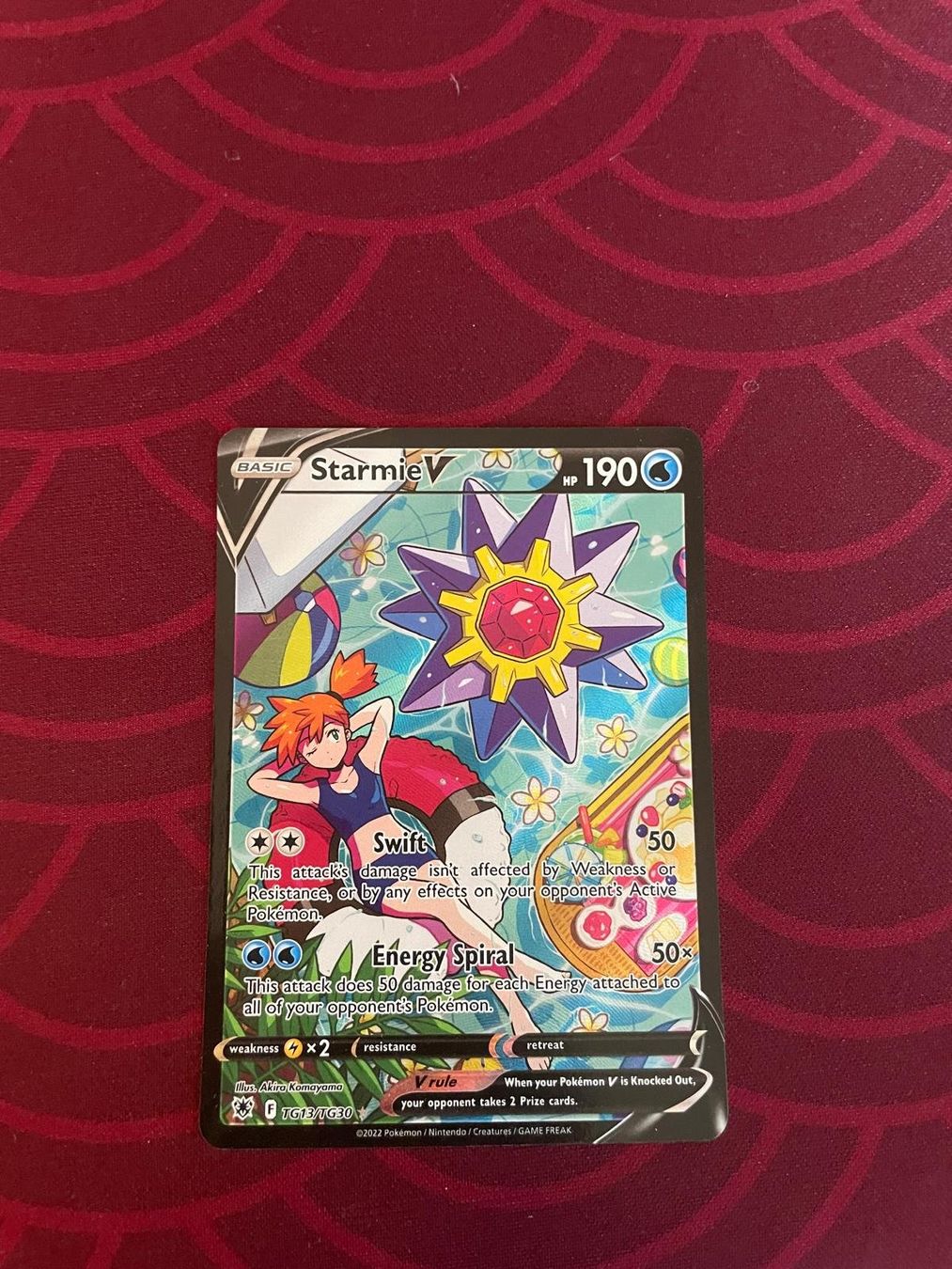 Pokémon Carte collezionabili: Starmie V ALT ART – Usato da Watt venduto da BettinaRe01