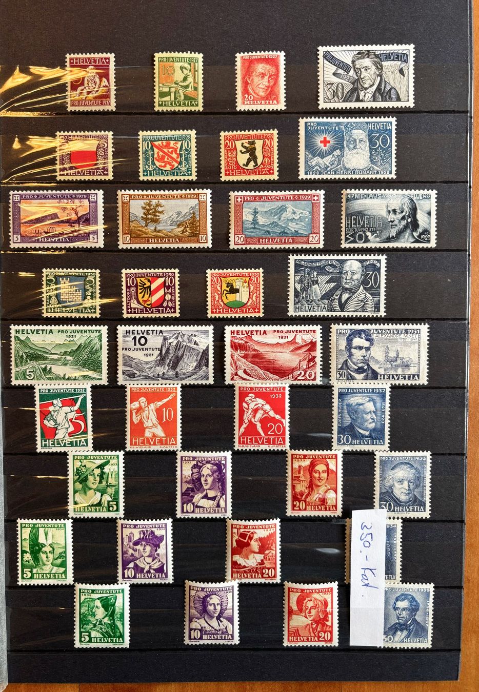 Tous les timbres: Pro Juventute Sammlung 1927-1963 **, Kat.350.- – Neuf (Voir description) à Nuglar par Stamp88