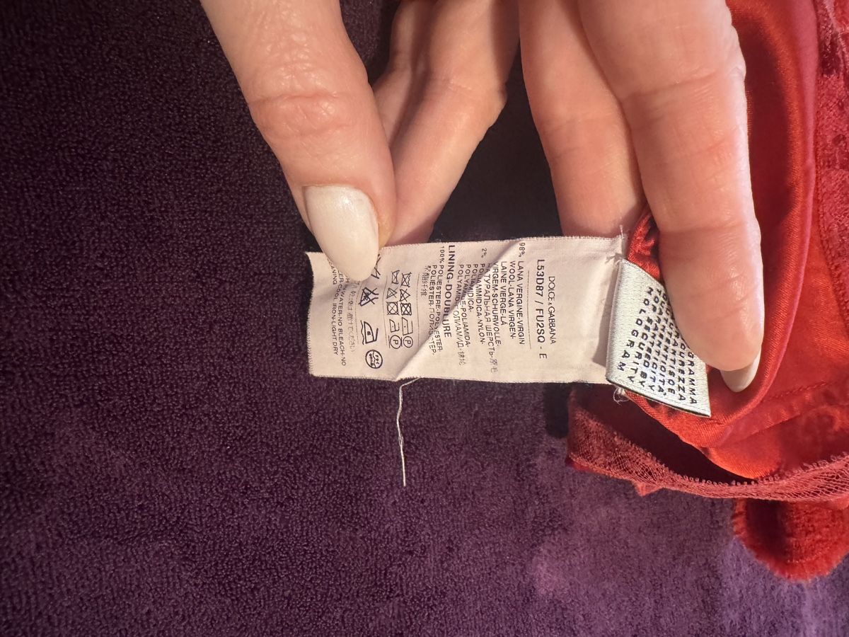 Dolce & Gabbana Vestiti & Gonne: Rote Dolce & Gabbana Kleidchen, 95-101 cm – Usato da Altendorf venduto da Ro 3