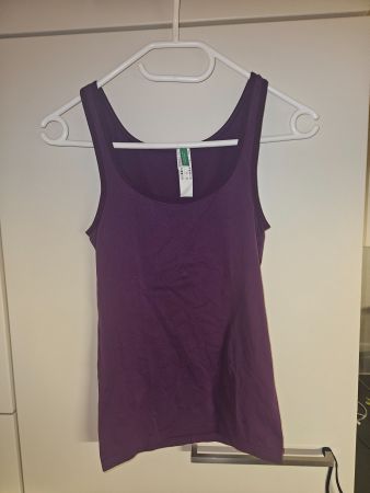 Benetton Tank Top Lila/Violett One Size