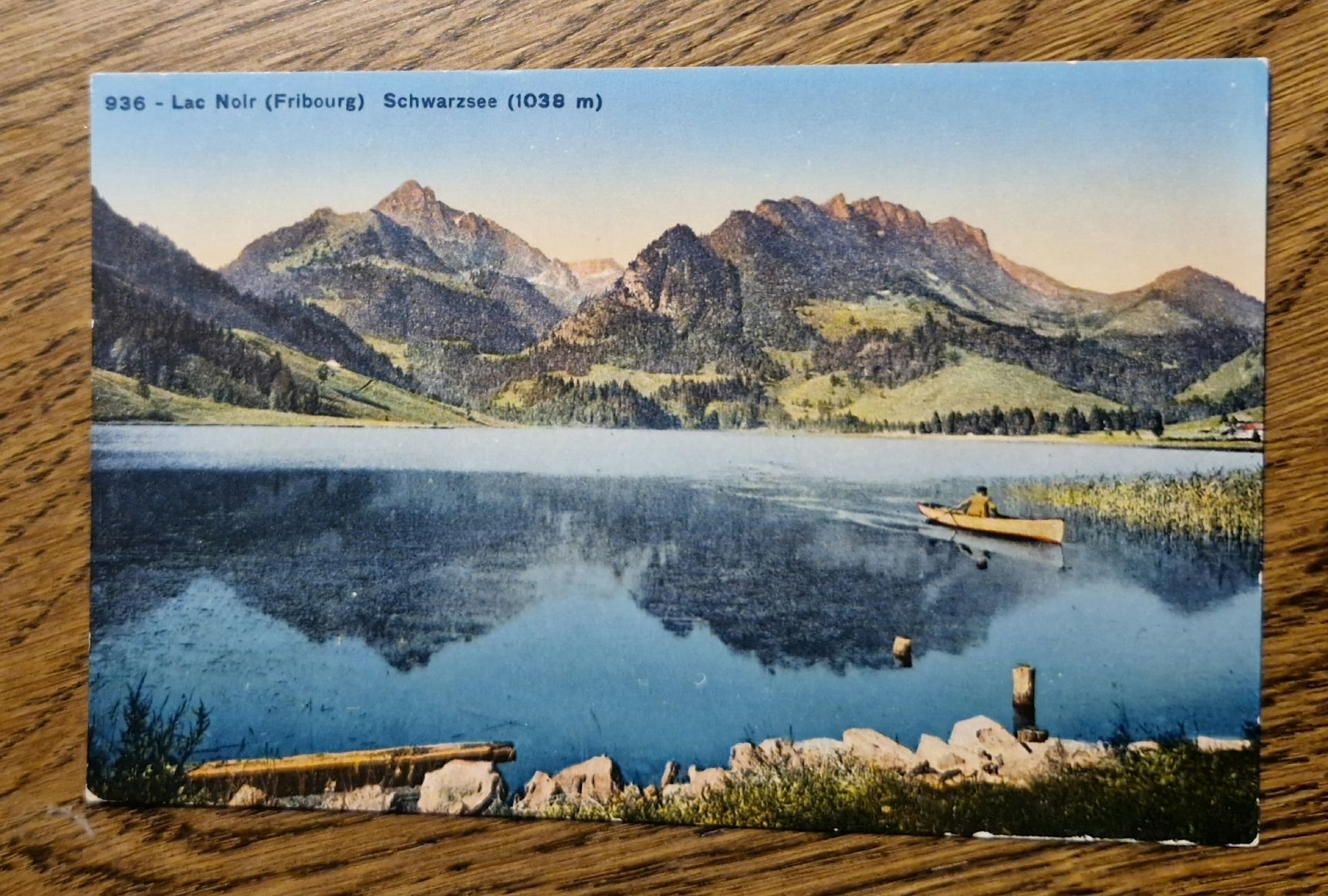 Cartoline postali: Lac Noir - Schwarzsee – Usato da Ebikon venduto da Donar50