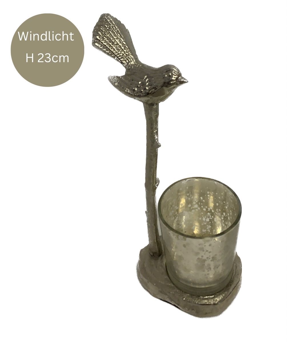 Kerzenständer: Windlicht Vogel – Gebraucht aus Basel von Budas