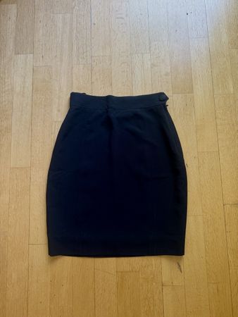 Moschino Couture Black Mini Skirt - Elegant & Classic!