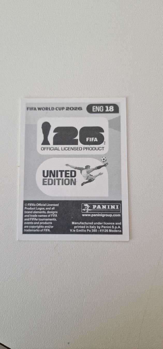 Panini Carte collezionabili: HARRY KANE (ENG18) PANINI 2026 – Nuovo (secondo la descrizione) da Le Sentier venduto da cat_6px5 1