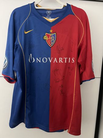 Original Fc Basel Sterjovski Trikot Unterschrieben