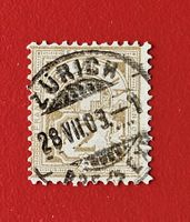WERTZIFFER 58 B VOLLSTEMPEL ZÜRICH 1903