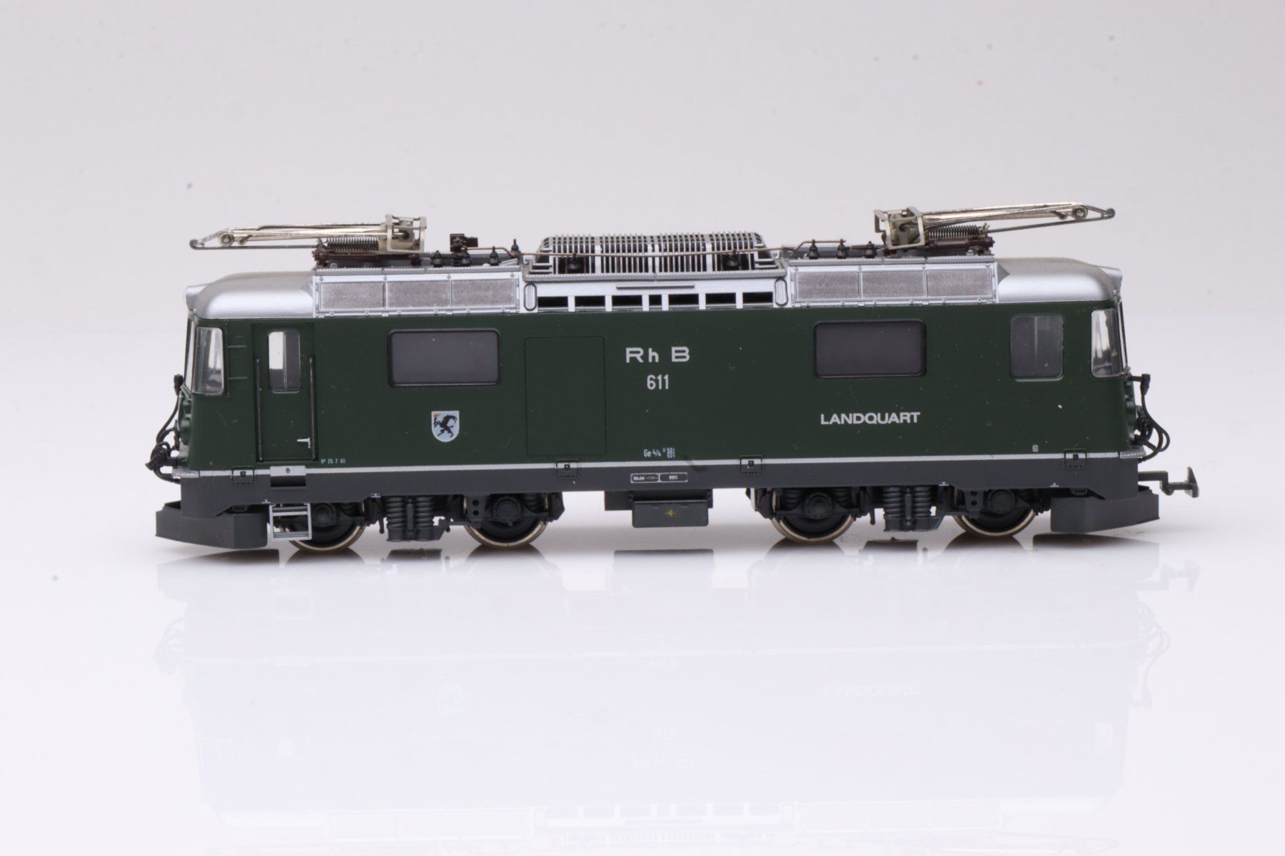 Bemo Trains électriques: Bemo 125811 RhB Ge 4/4" 611 "Lanquart" DC, H0m – D'occasion à Ried (Muotathal) par Modellbahn.swiss 1