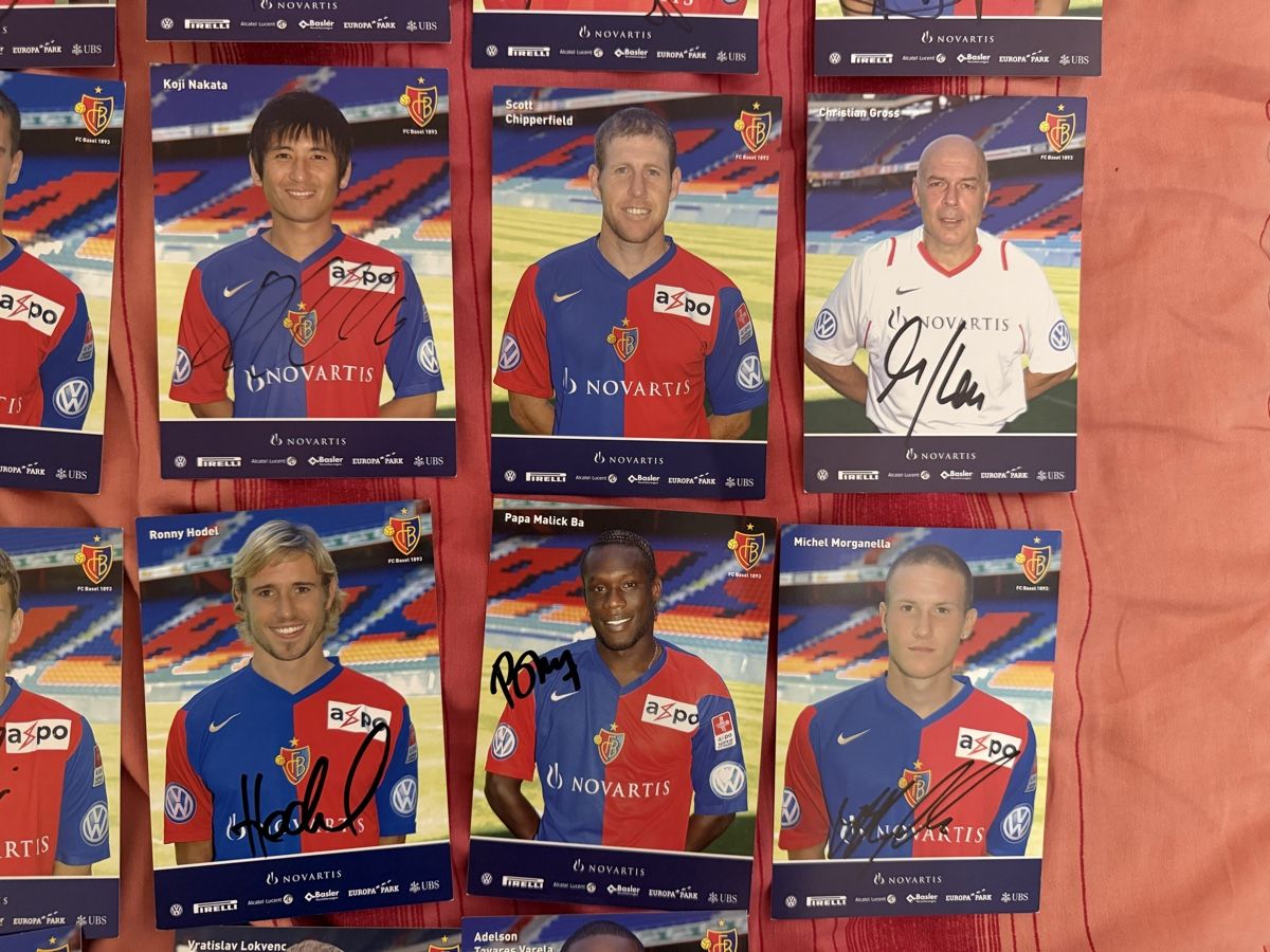 Autografi: Autogrammkarten FC Basel signiert – Usato da Rüschlikon venduto da Andi_2000 3