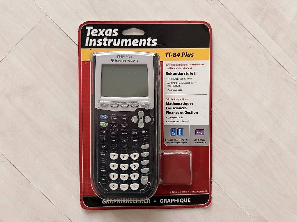 Texas Instruments Taschenrechner: Grafikrechner Texas Instrument TI-84 Plus – Neu und originalverpackt aus Küsnacht ZH von Philipp_und_Nadine