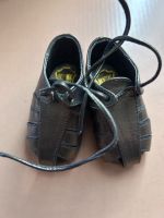 Puppensandalen aus Leder, ca. 8 cm. neu