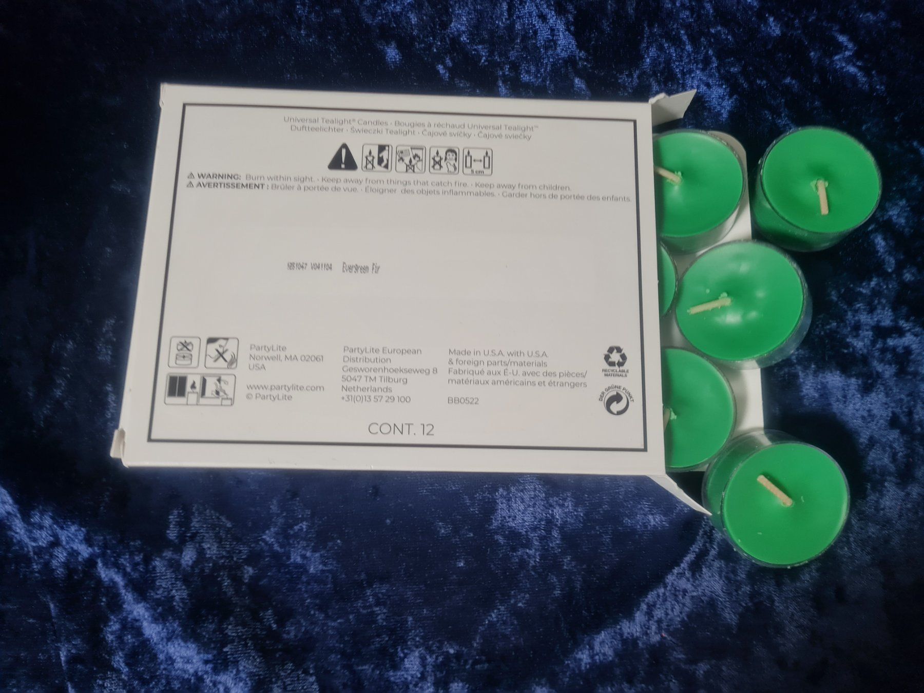 Partylite Candele: PartyLite - 12 Teelichter Winterwald – Nuovo e nell'imballaggio originale da Othmarsingen venduto da Kleibai