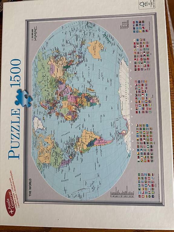 Puzzle: Puzzle mondo 1500 pezzi – Usato da Airolo venduto da Fabia1