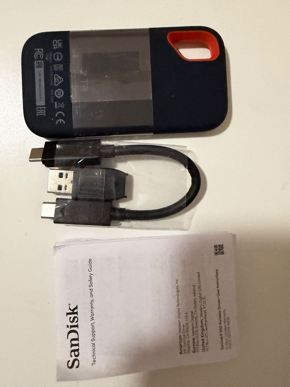 Sandisk Disques durs: SanDisk Portable SSD External Hard Drive 2TB new – Neuf (Voir description) à wattwil par pel_qh26 1