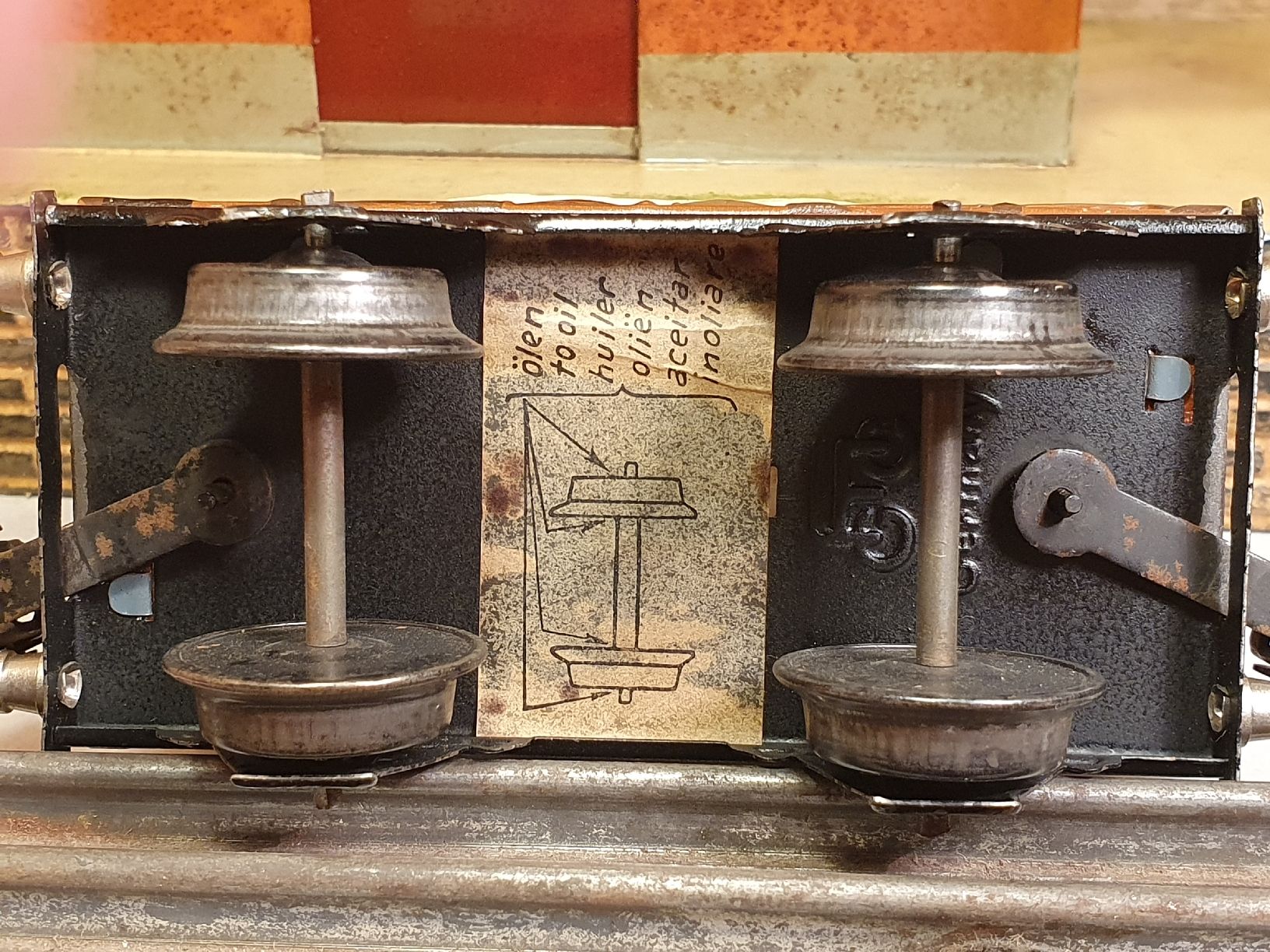 Märklin Modellini di ferrovie: Antiker Märklin 1663 Planewagen in Spur 0 – Usato da Riehen venduto da Sandra184 6