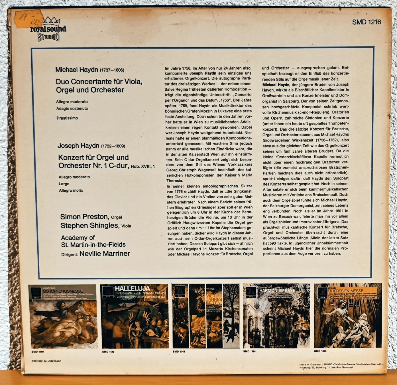 Schallplatten: Antike Langspielplatte von Joseph Haydn – Gebraucht aus Hagenbuch ZH von Maro13 1