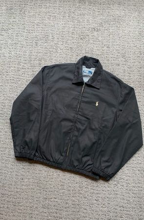 Harrington Polo Ralph Lauren, schwarze Jacke, Grösse L