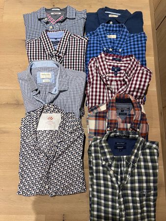 Herren Hemden Set Marken Mix Grösse M gebraucht