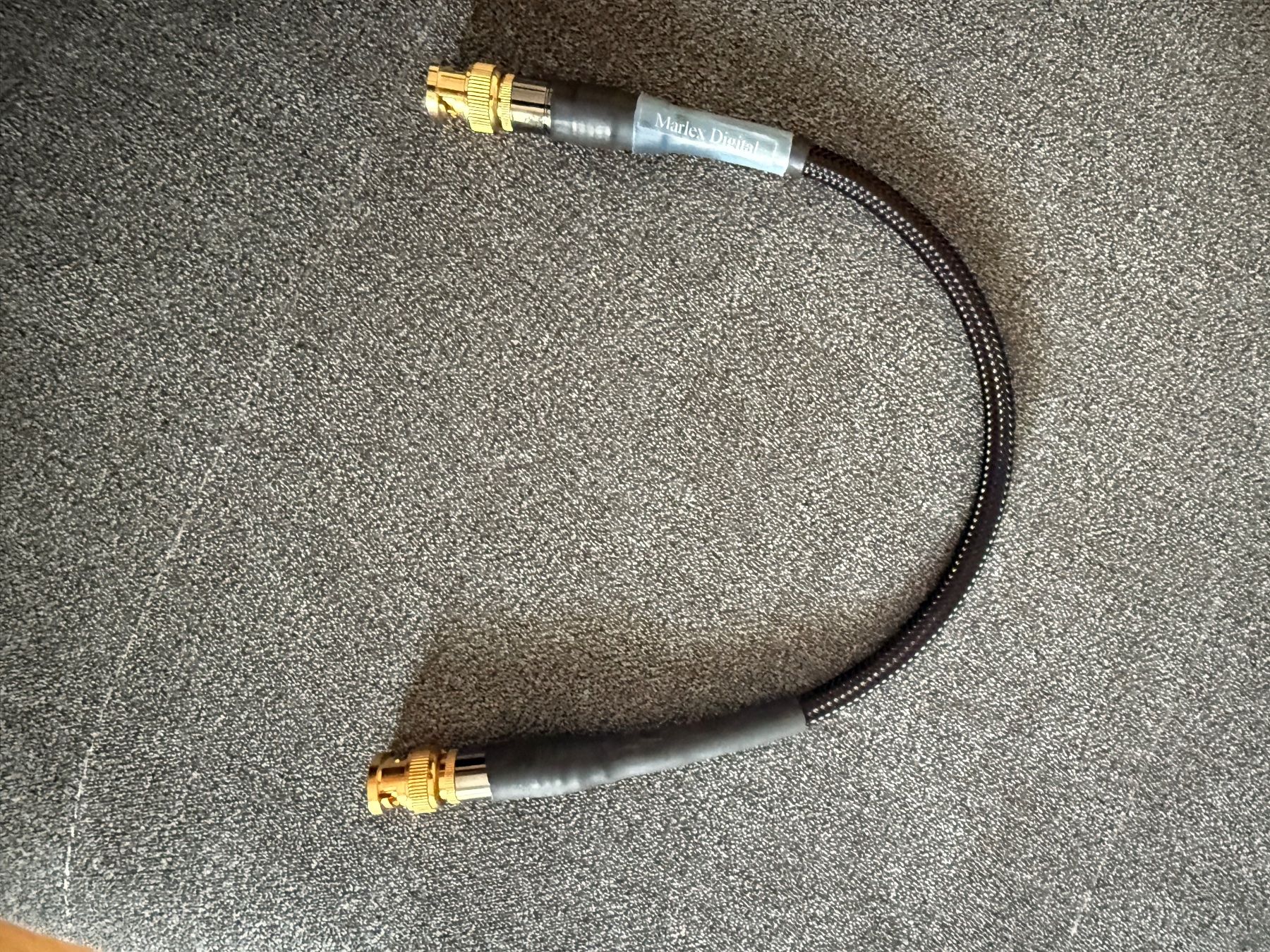 Kabel: Marlex Digital High End BNC Kabel 75 Ohm ca. 37cm – Gebraucht aus Schlieren von BT89