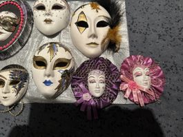 🎭 Venezianische Masken, Deko Masken, Karneval, 8 Stk.🎭