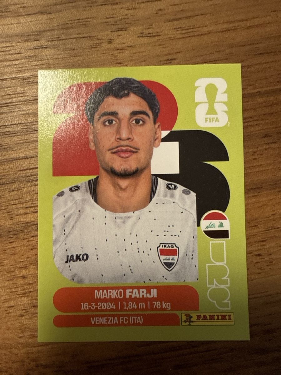 Panini Carte collezionabili: Panini Fifa IRQ – Nuovo (secondo la descrizione) da Allschwil venduto da Japollo