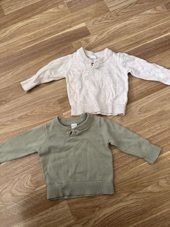 Two cute baby sweaters 0-3 months. Perfect for