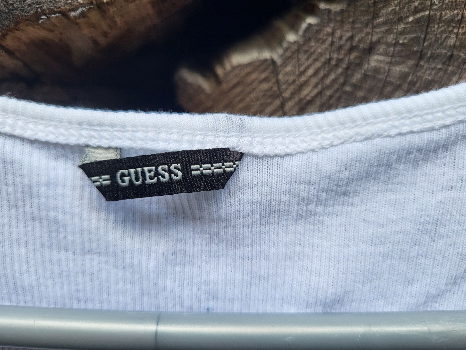 Guess Tops: Tanktop Trägershirt Guess 'Icon' weiss – Gebraucht aus Dorf von Mischa2010 3