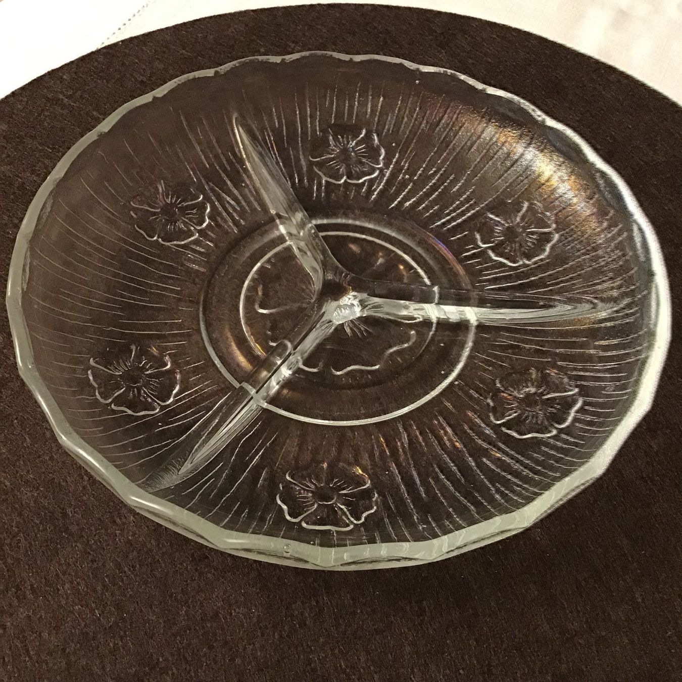 Piatti di portata: Glas Schale unterteilt – Usato da Frenkendorf venduto da silasho 1