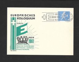 Pén - Sonderkarte Europa Woche Zürich 19.-21.4.1961