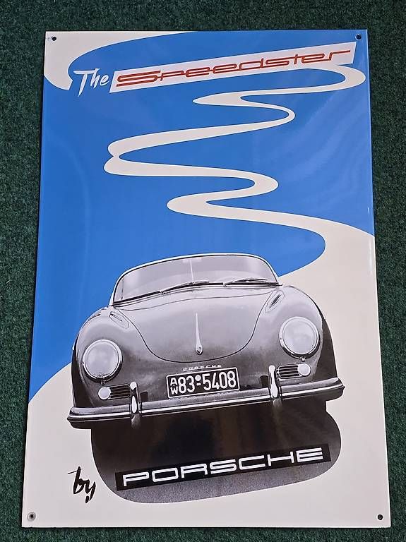 Schilder: Porsche Emailschild/limitiert – Gebraucht aus Riehen von harald13