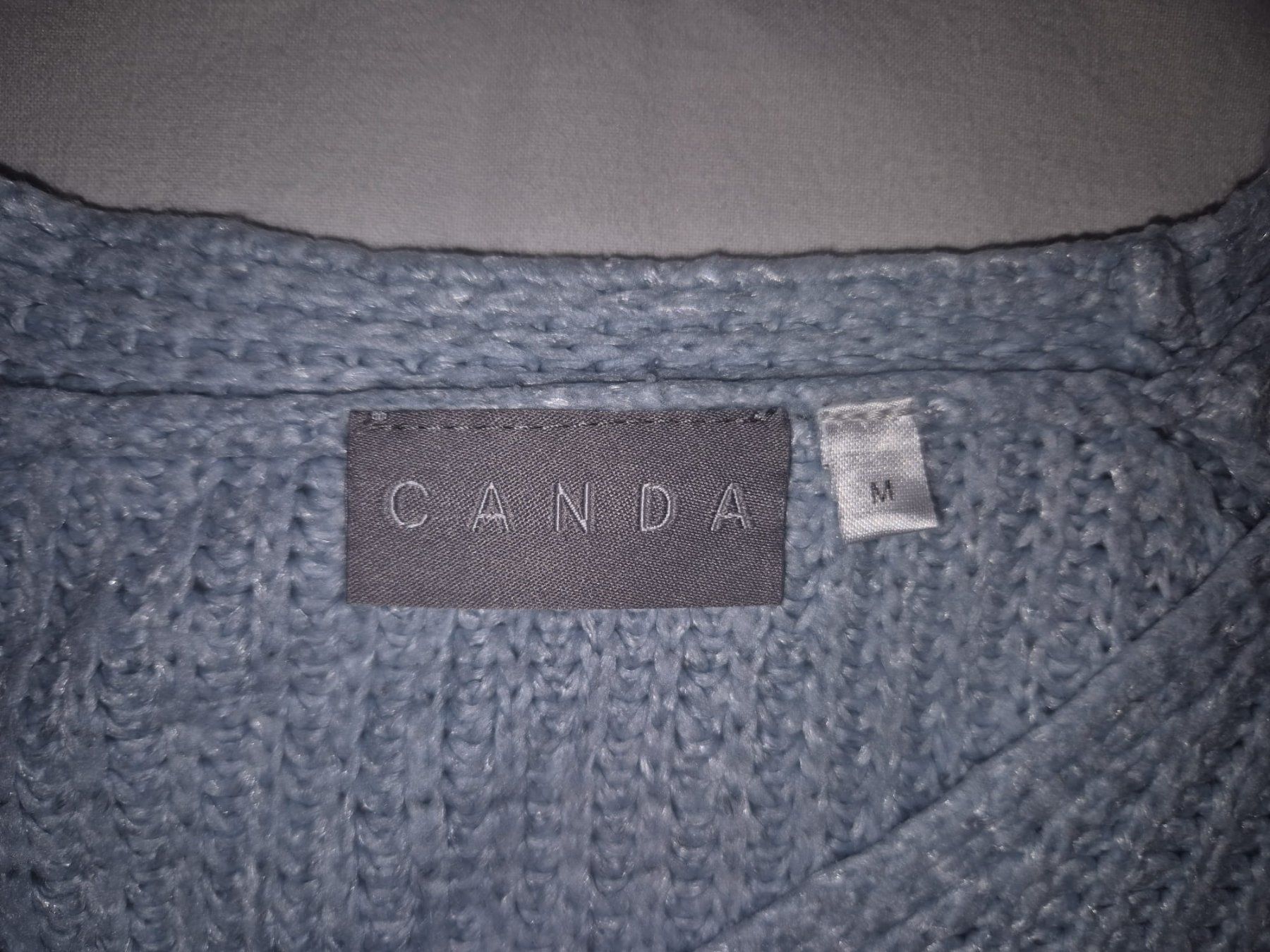 Tops: Pull Canda bleu maille torsadée taille M occasion – Gebraucht aus Onex von CollectionPassion 2