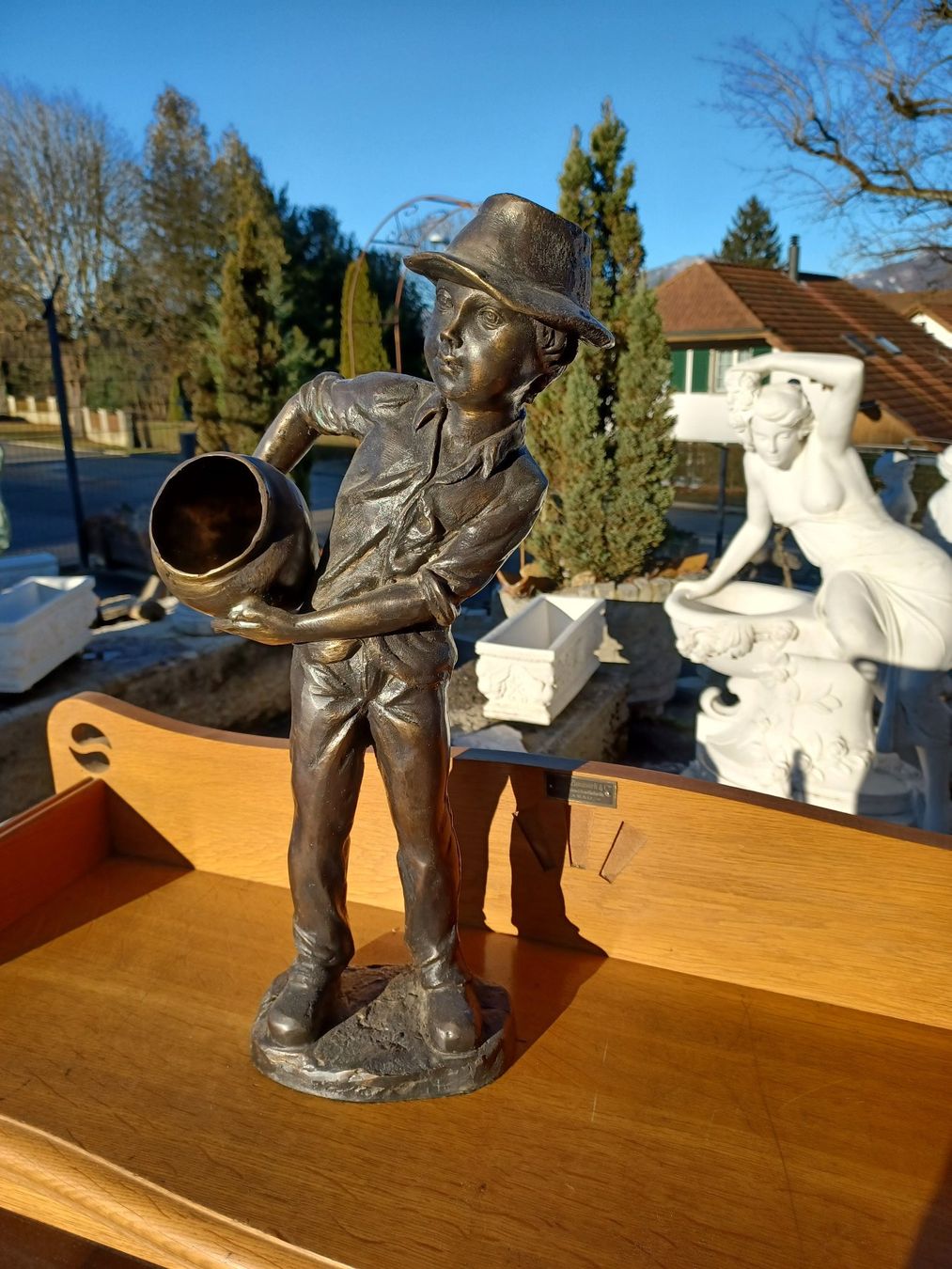 Statuette: Bronze - Knabenfigur – Nuovo (secondo la descrizione) da Wangen a.Aare venduto da Schneckenparadies 1
