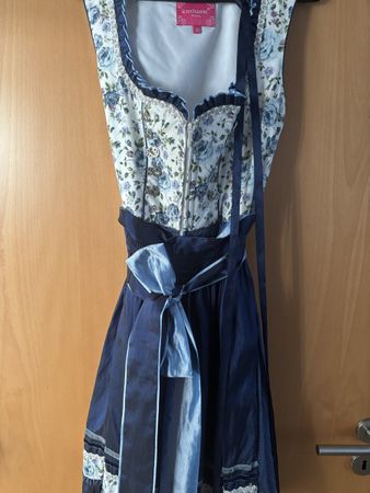 Dirndl Krüger floral blue size 38