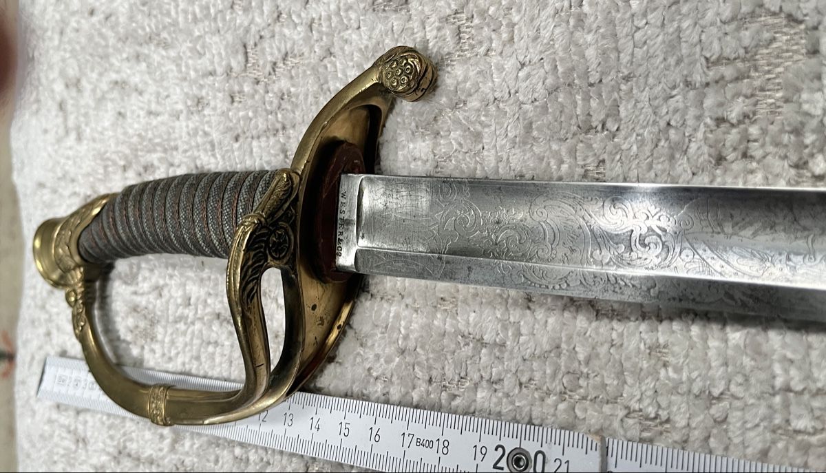 Armi bianche: Kadetten Säbel 1842 / 52, CH Ordonnanz – Usato da Zürich venduto da Alligator52 2