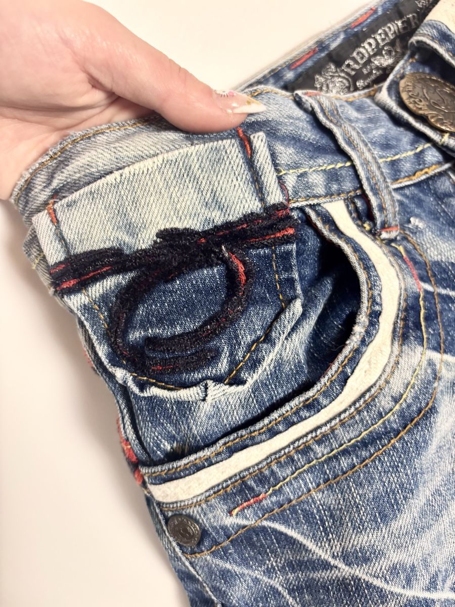 Jeans: Vintage Red Pepper Jeans, Size 24 – Usato da Leissigen venduto da lamooniade 8