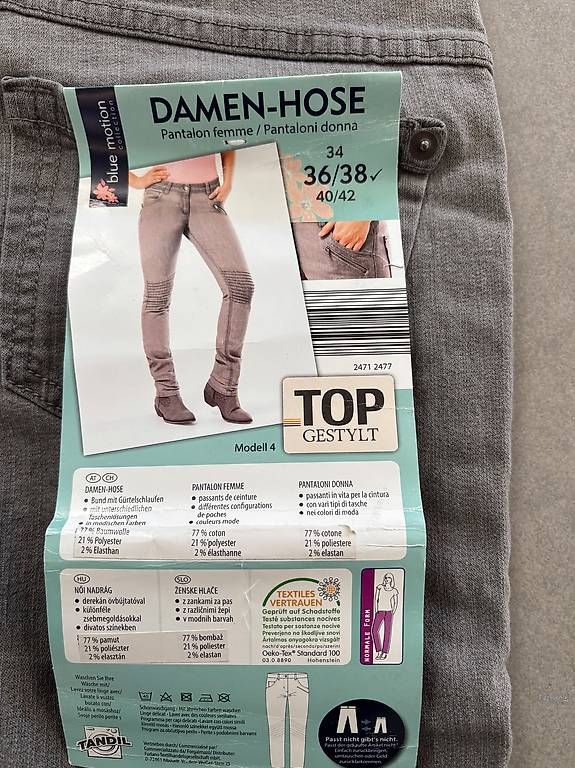 Jeans: Pantalon gris neuf T36-38 – Neu und originalverpackt aus Confignon von MVAR 3