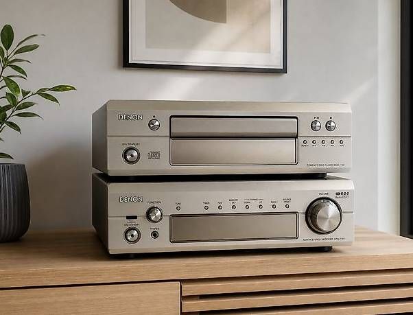 Denon Lettore multimediale & Streamer: Denon F101 HiFi Set  Receiver, Lettore CD e Casse – Usato da Novaggio venduto da GreenWebSolutions