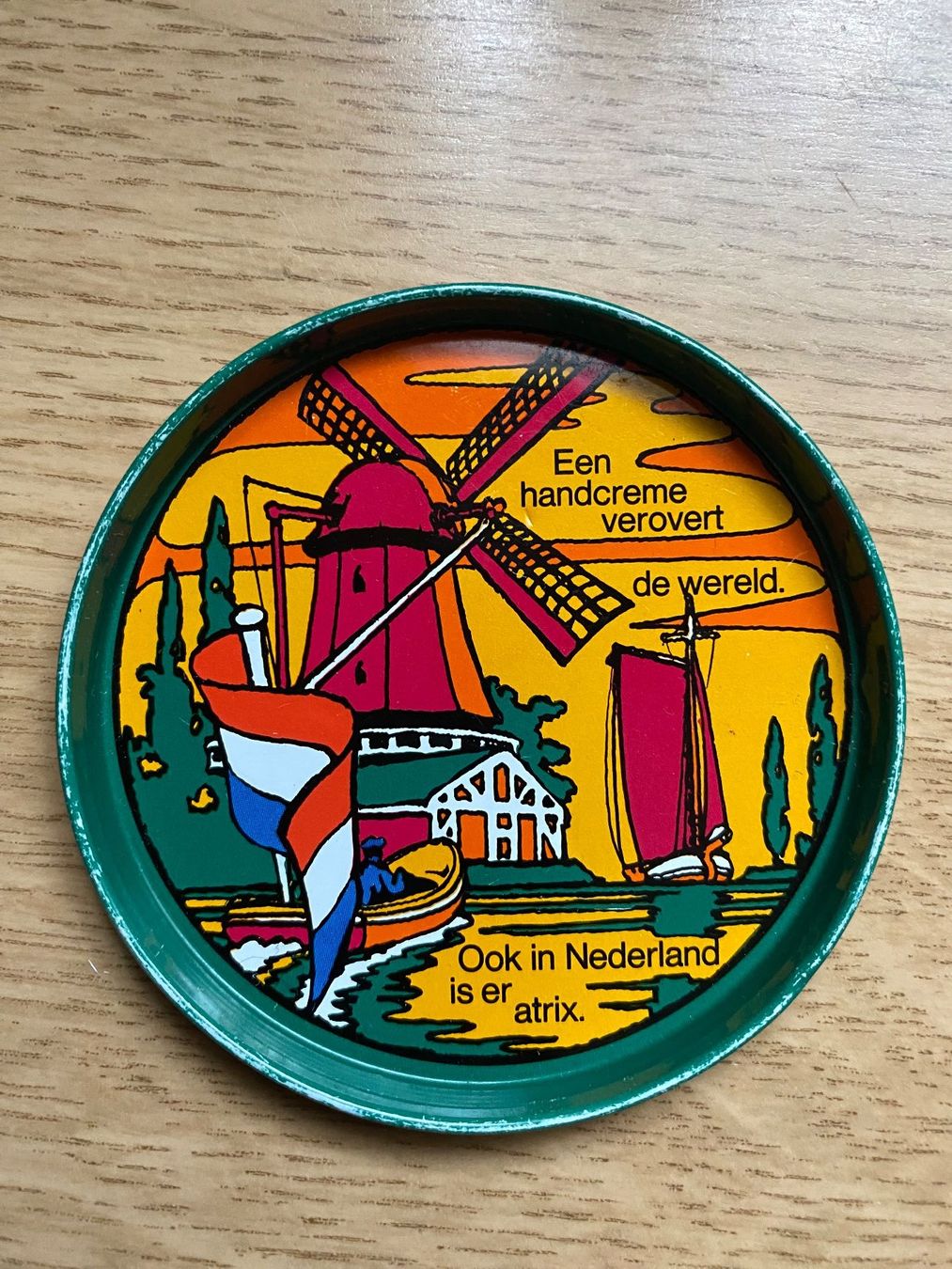 Untersetzer: Atrix Glasuntersetzer 4 Stück Vintage, WERBUNG HANDCREME – Gebraucht aus Stein AR von claire009 4