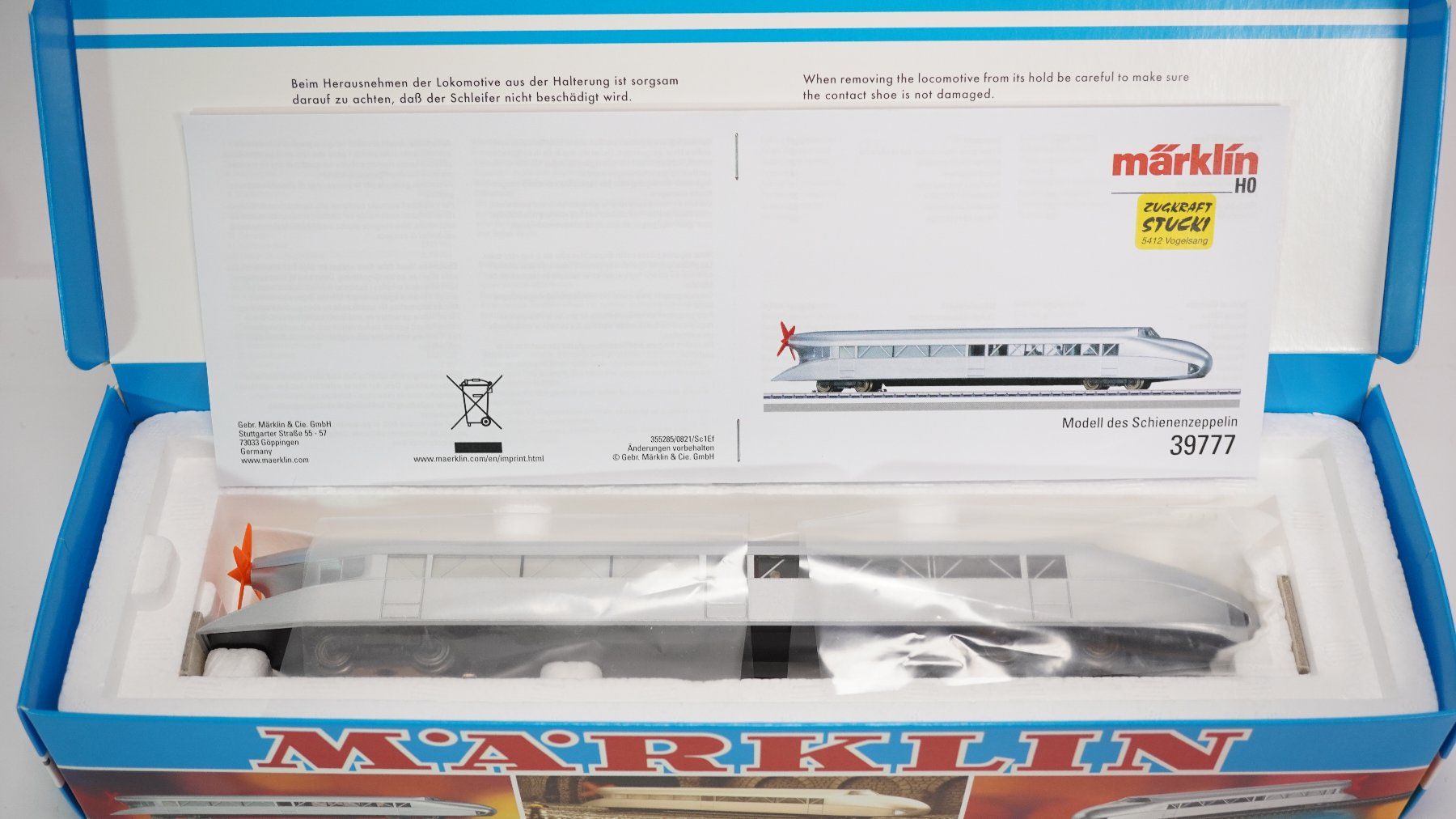 Märklin Modelleisenbahnen: c1 Märklin 39777 DB Schienenzeppelin | digital – Gebraucht aus Uetendorf von tigermuegi 8