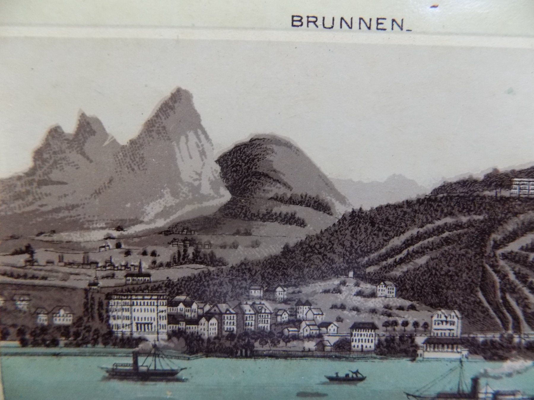 Incisioni: Brunnen Kanton Schwyz – Usato da Risch venduto da Antikfee 5