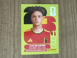 Panini Fifa World Cup 2026 Sticker Maxim De Cuyper BEL 7