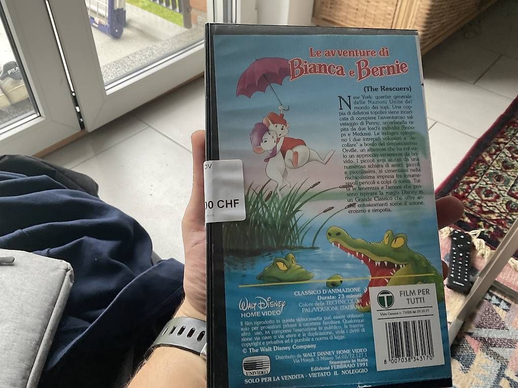 Toutes les VHS: VHS Disney ? Le avventure di Bianca e Bernie – D'occasion à Sorengo par pie_26cv 1