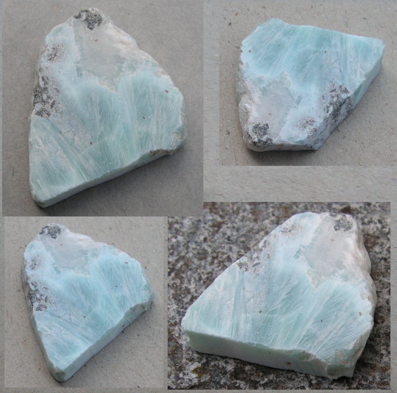 Mineralien & Heilsteine: ♥ LARIMAR - ATLANTIS STEIN - SCHEIBE ♥ – Neu (gemäss Beschreibung) aus Derendingen von Editka 6