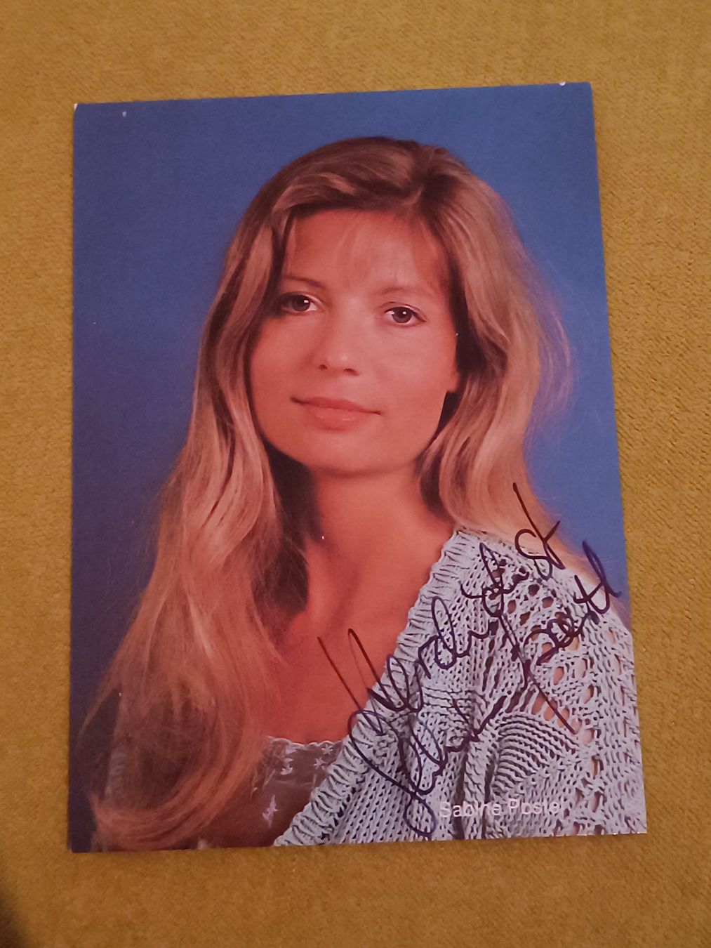 Autogramme: Sabine Postel - handsigniert – Gebraucht aus Menziken von Autogramme