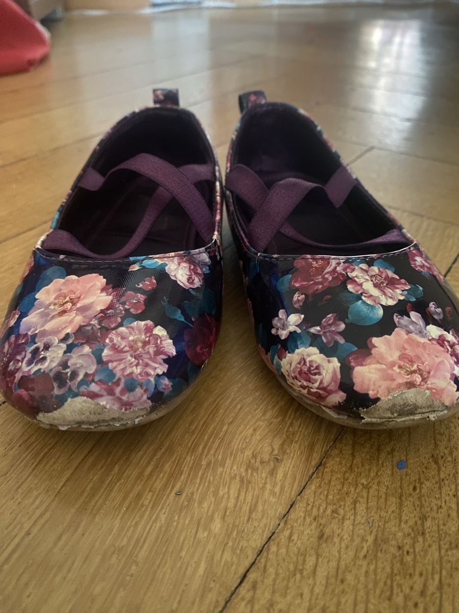 Scarpe per ragazze: Blumen-Ballerinas, Gr. 26 – Usato da Bern venduto da Elisa64 3