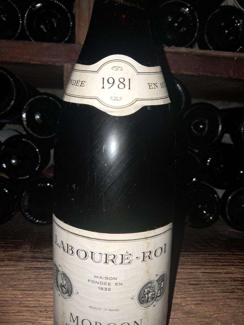 Vino: Morgon maison Labouré-Roi 1981 – Nuovo e nell'imballaggio originale da Le locle venduto da juliensaran 2